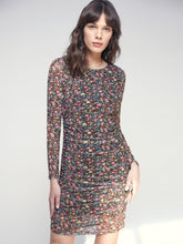 Long Sleeve Mini Floral Mini Dress